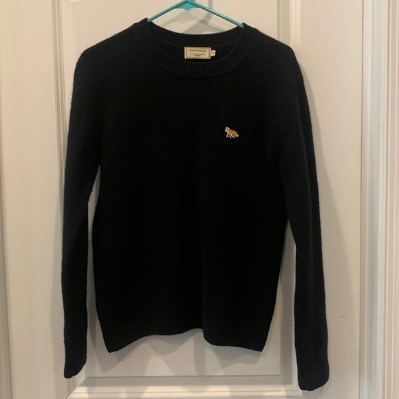 MAISON KITSUNE Sweaters - Maison Kitsune Lambs Wool Baby Fox Sweater